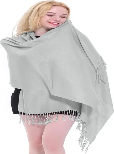 Vista 7 de CJ Apparel Solid Color Design Shawl Scarf Wrap Stole Throw Head Wrap Face Cover Pashmina NEW