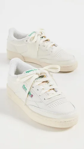 Vista 5 de Reebok Club C 85 - Tenis de moda para mujer, color marfil, Beigeazul, 0