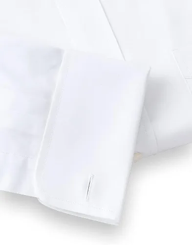 Vista 5 de Paul Fredrick Camisa de vestir de algodón egipcio con cuello de botón para hombre