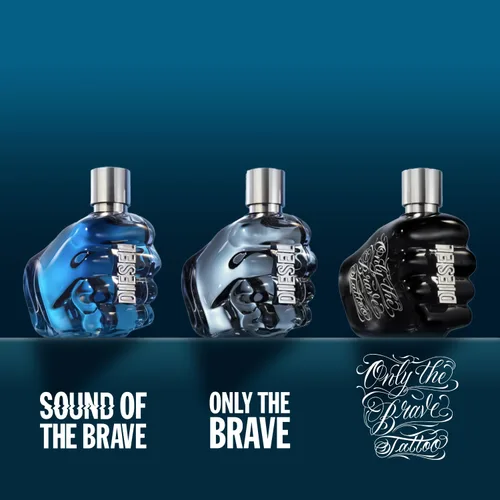 Vista 5 de Diesel Sound of the Brave, Eau de Toilette & Fragrance Gift Set for Men, Notes of Lemon, Spicy Juniper Berries & Ambery Wood