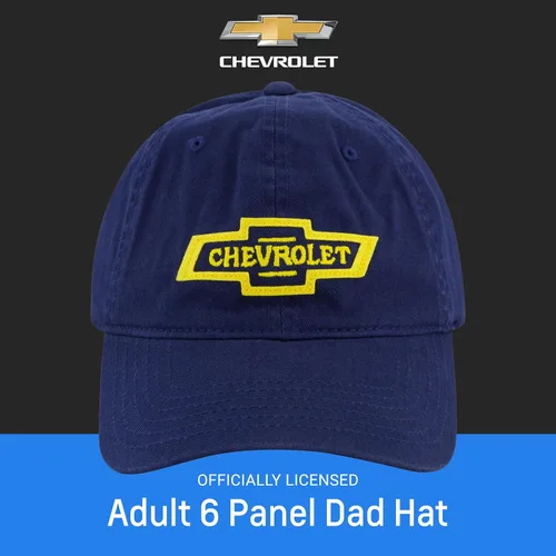 Vista 2 de Concept One Chevrolet Dad - Gorra de béisbol ajustable de algodón con logotipo y ala curvada