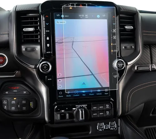 Vista 16 de Protector de pantalla para Ram 1500 de 8.4 pulgadas 2013-2026, para Jeep Grand Cherokee 2014-2024/Wrangler JL 2018-2023, Gladiator JT/2017-2025