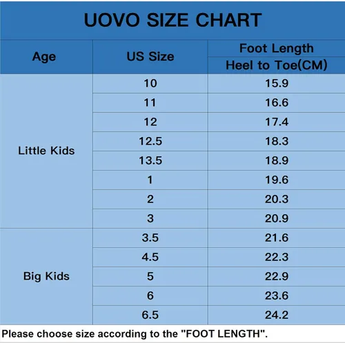 Vista 6 de UOVO - Zapatos deportivos para niños, tenis para correr, impermeables, para senderismo, atléticos, al aire libre, antideslizantes
