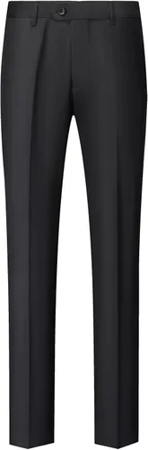 Vista 4 de KUDORO Trajes de doble botonadura para hombre, traje de esmoquin de 2 Negro