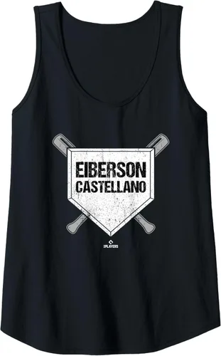Vista 9 de Homeplate Gameday Eiberson Castellano Prospect Baseball Fan Tank Top