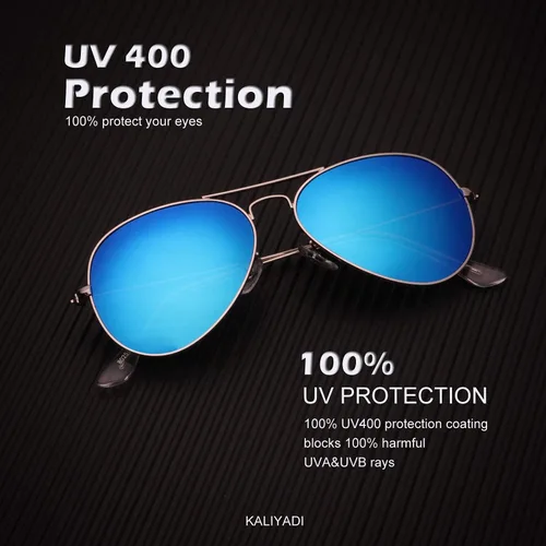 Vista 4 de KALIYADI - Lentes de sol clásicos estilo aviador para hombres y mujeres, lentes de sol para conducir, lentes polarizados, con bloqueo de luz