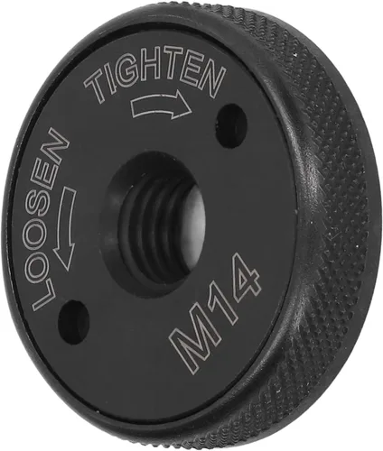 Vista 3 de Placa de presión de la amoladora, tuerca de brida de amoladora angular de bloqueo automático M14 40Cr 1.772 in para trabajar