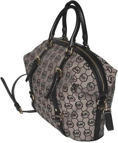 Vista 2 de Michael Kors Monogram Bedford MD Satchel Bolso