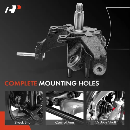 Vista 6 de A-Premium Nudillo de dirección de suspensión trasera izquierda compatible con Honda Accord 2003-2007, lado del conductor