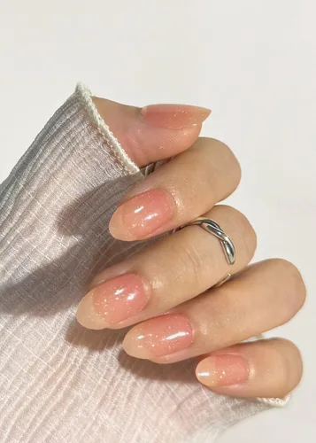 Vista 9 de Tiras adhesivas de uñas de gel semicuradas, 20 pegatinas adhesivas UV de color azul cromo, envolturas para manicura casera DIY