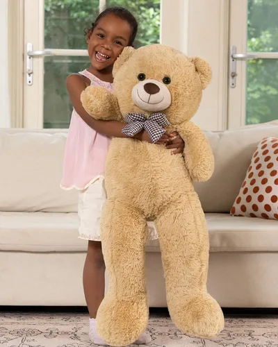 Vista 5 de MaoGoLan - Oso de peluche gigante de 39 pulgadas, ultra suave y lindo, animal de peluche grande, perfecto para Baby Showers, cumpleaños, regalos