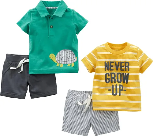 Vista 2 de Simple Joys by Carters Conjunto de 4 piezas para bebé niño