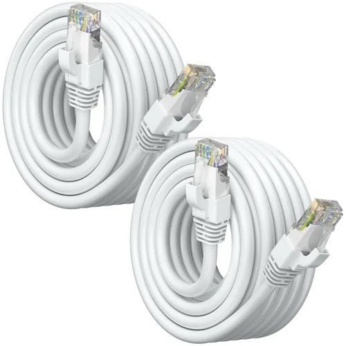 Vista 40 de Maximm Cable Ethernet Cat6, color negro (paquete de 2), cable UTP de 10 Gbps 550 MHz