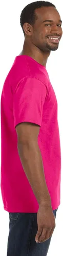 Vista 117 de Gildan Camiseta G500 para hombre Ceniza/baya