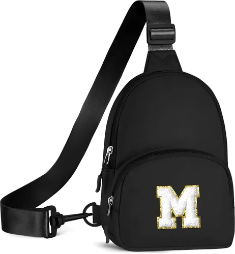 Vista 67 de YOOLIFE Bolso bandolera con inicial, bolsas pequeñas para niñas y mujeres, regalos para adolescentes, niñas, adolescentes, novia, dama de honor
