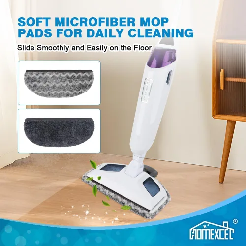 Vista 6 de HOMEXCEL Paquete de 4 almohadillas de repuesto para trapeador de vapor compatibles con Bissell Powerfresh Steam Mop serie 1940 1806 1440 1544