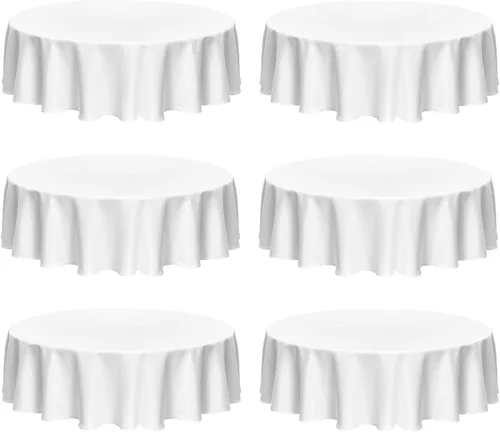Vista 27 de Fitable - Mantel cuadrado de lino sintético resistente a las arrugas, tela neutral, para mesa de interior o exterior, para cocina o comedor