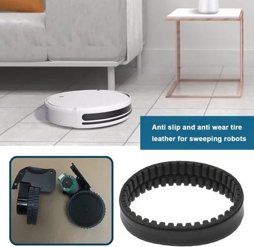 Vista 2 de Create idea 2 neumáticos antideslizantes de repuesto compatibles con Eufy RoboVac 11S/11S MAX/ 15T/ 30/30C/ 15C/ 15C MAX antidesgaste