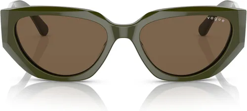 Vista 3 de Vogue Eyewear Gafas de sol para mujer, montura negra, lentes degradadas grises, 2.047 in