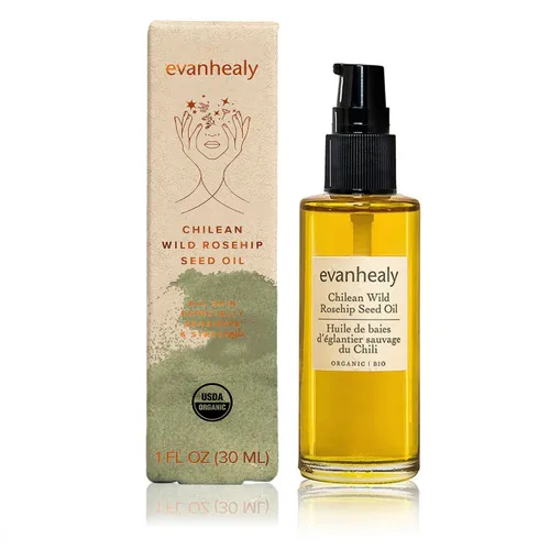 Vista 2 de evanhealy Aceite de semilla de rosa mosqueta silvestre chileno Aceite de rosa mosqueta orgánico 100% puro cosechado en la naturaleza Aceite
