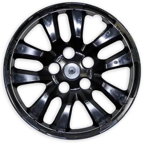 Vista 5 de Juego de 4 ruedas de 16" 10 radios negro brillante para Nissan Altima 2013-2018 - Negro brillante Brillo negro