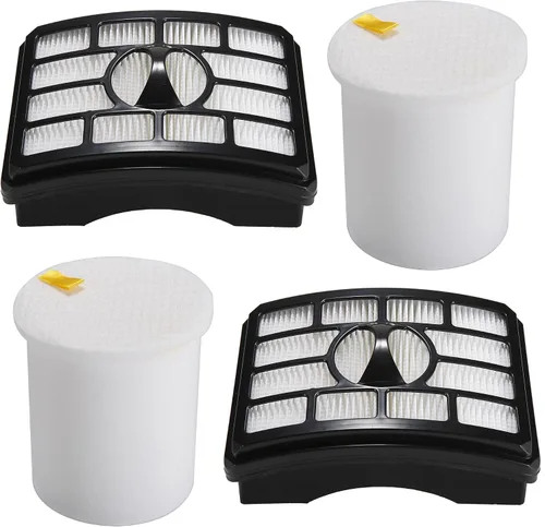 Vista 2 de 2 filtros HEPA + 2 filtros de espuma para Shark Rotator Pro Lift-Away NV500 NV501 NV505 NV552 Kit de filtro HEPA y filtro de espuma, parte # XFH500