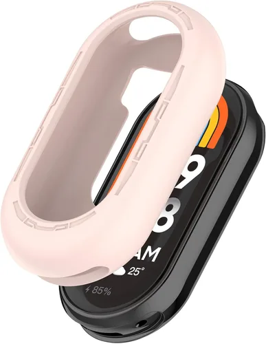 Vista 10 de Funda protectora para Mi Band 8, a prueba de golpes, resistente a los golpes, funda de parachoques para Xiaomi Mi Band 8 Activity Tracker Agua