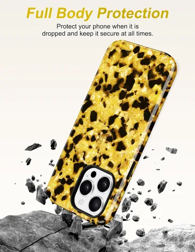 Vista 60 de Jusy Funda compatible con MagSafe con estampado de caparazón de tortuga marrón para iPhone 7/8/SE, cubierta protectora de TPU suave magnética