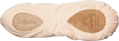 Vista 2 de SANSHA Womens Pro 1 Canvas Ballet Slipper