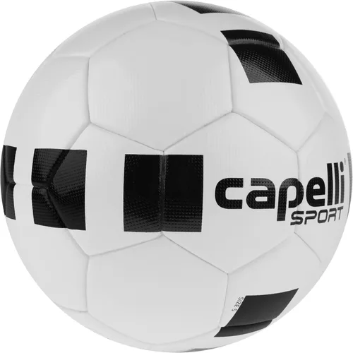 Vista 2 de Capelli Sport Balón de fútbol talla 5, para competición clásica de secundaria (NFHS) para jugadores jóvenes y adultos, entrenamiento al aire libre e