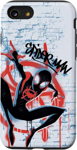 Vista 18 de Marvel Carcasa con graffiti de Spider-Man Into The Spider-Verse para iPhone 17