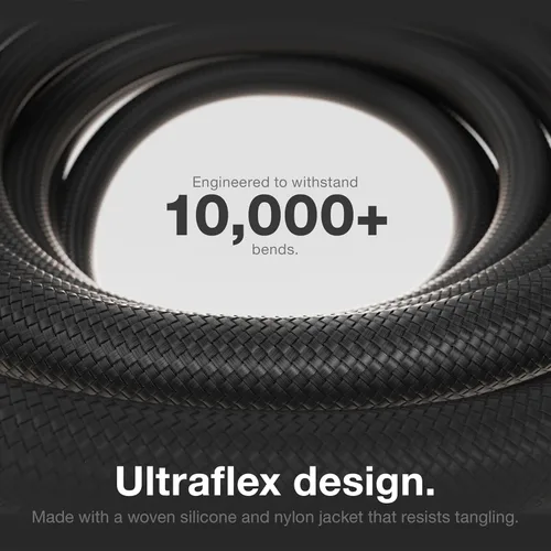 Vista 5 de NOCO XGrid XC1: Cable USB-C a USB-C de 240W – Cable de carga rápida tipo C, certificado USB-IF, chip inteligente E-Marker, datos de 480Mbps, nylon
