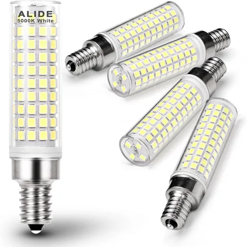 Vista 14 de ALIDE Bombilla LED de candelabro con base E14 de 220 V equivalente a 40 W, base europea E14, blanco natural 4000 K, bombillas AC100 a 265 V E14
