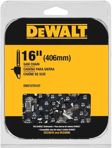 Vista 2 de Cadena de motosierra de repuesto Dewalt 12 pulgadas DWO1DT612