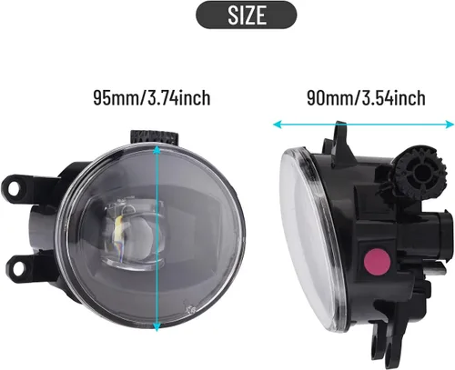 Vista 2 de SIEMID Nueva Generación Lámpara Antiniebla LED – Adaptación y Mejora para Toyota 4Runner, Tacoma, Tundra, RAV4, C-HR, Highlander, Venza, Sienna