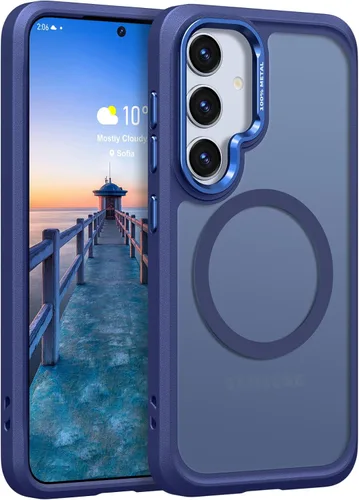 Vista 11 de Rayboen Funda mate para Samsung Galaxy S23, color morado Púrpura mate