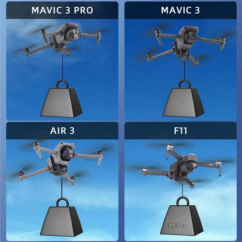 Vista 7 de Dispositivo de liberación de carga útil para drones DJI Mini 4 Pro/Mini 3 Pro/Air 3S/Air 3/Mavic 3/Mavic 3 Pro Drone Clip dispositivo de transporte