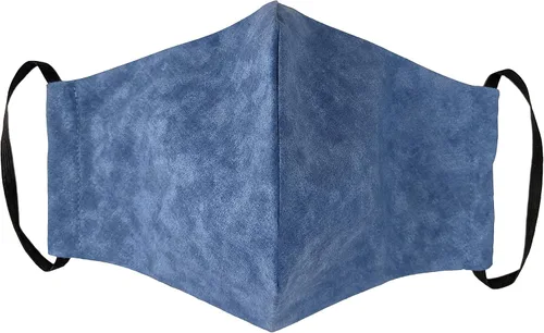 Vista 12 de Avery Hill Tapabocas en tela de algodón, lavable, reutilizable, protección contra el polvo y polución, Fishbone Turquesa Bronceado