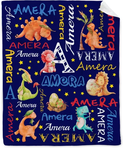 Vista 46 de Manta de bebé de esqueletos de dinosaurios de neón retro de los años 80, regalos para niños y niñas, decoración de dinosaurios, felpa suave