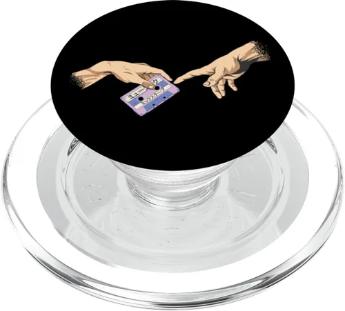 Vista 7 de Vaporwave Aesthetic Music Synthwave Vaporwave Audio Tape PopSockets Adhesive PopGrip
