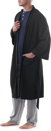 Vista 6 de Fruit of the Loom Bata kimono de gofre para hombre