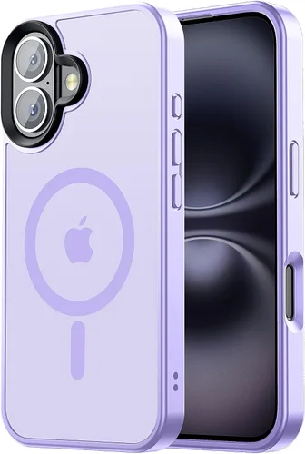 Vista 17 de Tigowos Funda Magnética para iPhone Air Compatible con MagSafe Resistente a Caídas de 16 Pies Cubierta Trasera con Sensación de Piel Mate a Prueba