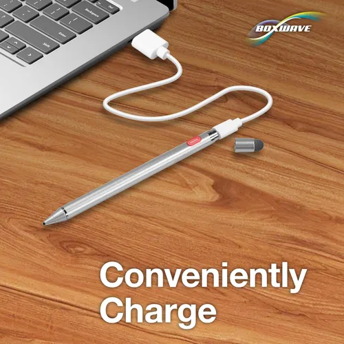 Vista 7 de BoxWave Lápiz óptico compatible con SEBBE Android 11 Tablet S23 (10.36 pulgadas), AccuPoint Active Stylus, lápiz digital electrónico con punta ultra