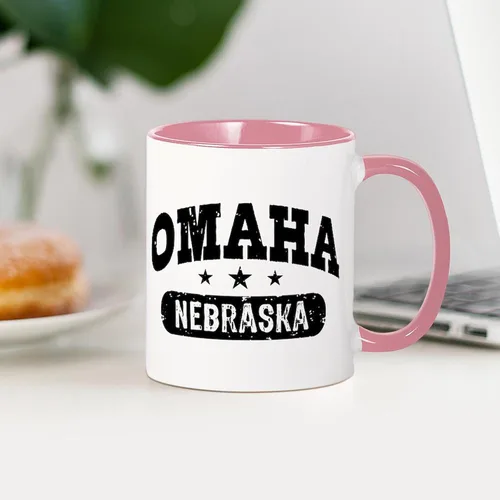Vista 74 de CafePress I Love Nebraska Taza de café de cerámica de 11 oz (11.0 fl oz)