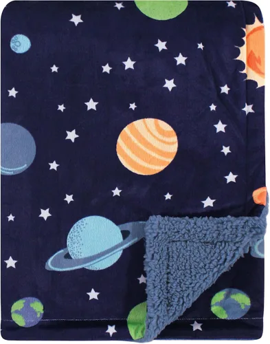 Vista 21 de Hudson Baby Manta unisex de felpa de visón y sherpa para bebé, abstracta, talla única Abstracto
