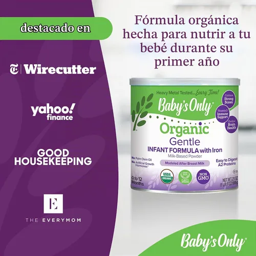 Vista 7 de Baby's Only - Fórmula A2 de leche orgánica para bebés, polvo a base