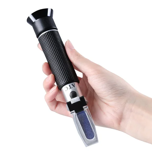 Vista 8 de Óptica Refractómetro de alcohol Compensación automática de temperatura Medidor de alcohol 0 ~ 80% v/v Alcohol Alcohol Medidor herramienta
