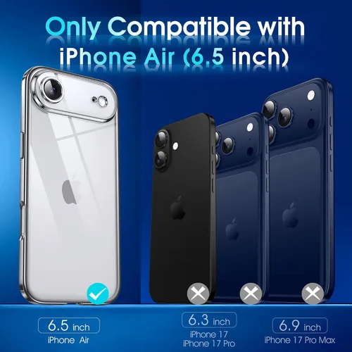 Vista 386 de Supdeal Funda cristalina transparente para iPhone 11, [No se amarillea] [Protección de la cámara] [Probado contra caídas de grado militar] Funda