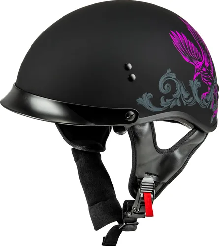 Vista 18 de GMAX Medio casco de retribución HH-65 - Aprobado por FMVSS 218