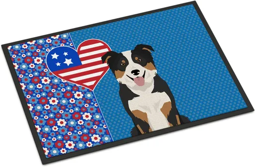 Vista 93 de Caroline's Treasures WDK5119JMAT Airedale Terrier USA - Tapete para interiores o exteriores, 24 x 36 pulgadas, tapete para puerta delantera